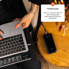 Powerbank FIXED Zen2 30 Plus, PD 65W, 30000 mAh čierny

 obrázok produktu 5 z 8