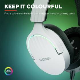 Headset Trust GXT 490W FAYZO, USB biely

 obrázok produktu 7 z 14