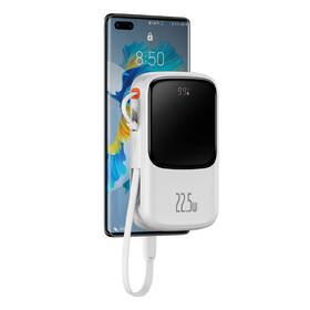 Powerbank Baseus Qpow Pro 10000mAh 22,5W s USB-C káblom biely

 obrázok produktu 4 z 16