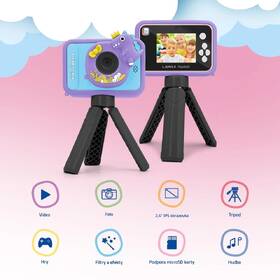Digitálny fotoaparát LAMAX PixelKid1 ružový

 obrázok produktu 7 z 11