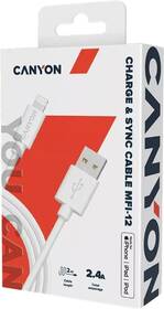  Canyon USB/LGHT 2M 2,4A W 

 obrázok produktu 1 z 1