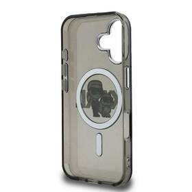 Kryt na mobil Karl Lagerfeld IML Glitter Karl and Choupette Sketch MagSafe na Apple iPhone 16 čierny

 obrázok produktu 5 z 6