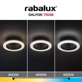 LED stropné svietidlo Rabalux DALFON 71348, s ventilátorem biele

 obrázok produktu 10 z 10