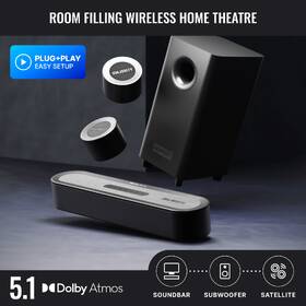 Soundbar Majority Halo 5.1 Atmos čierny

 obrázok produktu 11 z 15