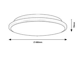 LED stropné svietidlo Rabalux Engon 71130 čierne

 obrázok produktu 6 z 6