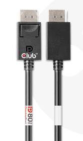 Kábel Club3D DisplayPort 2.1 / DisplayPort 2.1, 4K120Hz/8K60Hz HDR (M/M), 1,2m čierny

 obrázok produktu 1 z 4