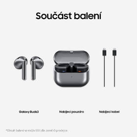 Slúchadlá Samsung Galaxy Buds3 strieborná

 obrázok produktu 13 z 20