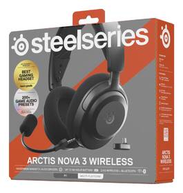 Headset SteelSeries Arctis Nova 3 WL čierny

 obrázok produktu 8 z 11