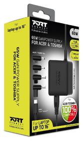 Sieťový adaptér PORT CONNECT GaN2  65 W, ACER / TOSHIBA čierny

 obrázok produktu 5 z 7