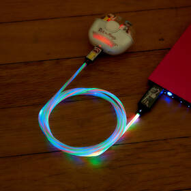 Kábel Lazerbuilt Rick and Morty Light-Up Shock! USB-A/USB-C 1,2m čierny/biely

 obrázok produktu 3 z 10