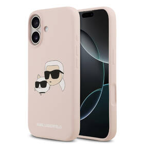 Kryt na mobil Karl Lagerfeld Liquid Silicone Double Heads MagSafe na Apple iPhone 17 ružový

 obrázok produktu 1 z 7