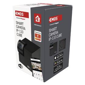 IP kamera EMOS GoSmart IP-110 CUBE, Wi-Fi čierna

 obrázok produktu 14 z 14