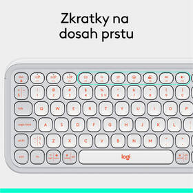 Klávesnica Logitech POP ICON, US layout biela

 obrázok produktu 8 z 10