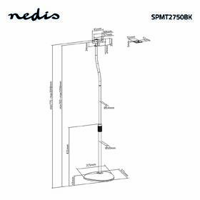 Stojan pre repro Nedis podlahový, nosnosť 4,5 kg čierny

 obrázok produktu 8 z 9