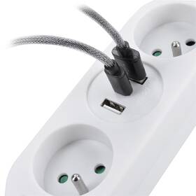 Kábel predlžovací Solight 2x zásuvka, 2x USB + 1x USB-C, 1,5 m biely

 obrázok produktu 9 z 12