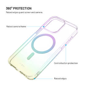 Kryt na mobil FIXED MagRainbow s MagSafe na Apple iPhone 16 priehľadný

 obrázok produktu 4 z 6