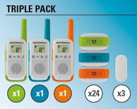 Vysielačky Motorola TLKR T42 - Triple Pack 

 obrázok produktu 2 z 3