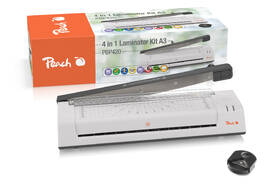 Laminátor Peach 3v1 PBP420, A3, vstavaná rezačka a zastrihávač rožkov 

 obrázok produktu 1 z 1