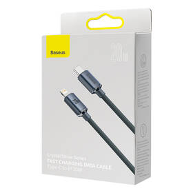Kábel Baseus Crystal Shine Series USB-C/Lightning 20W 1,2m čierny

 obrázok produktu 9 z 10
