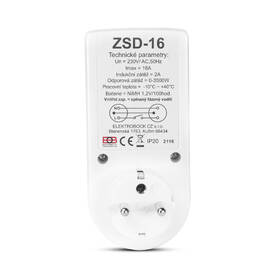 Spínač časový Elektrobock ZSD16, digitálny 

 obrázok produktu 2 z 4