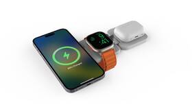 Bezdrôtová nabíjačka Cubenest E310 Pre 3v1 s podporou uchytenia MagSafe biela

 obrázok produktu 12 z 12