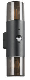 Nástenné svietidlo TRIO Hoosic, 2x E27, pohybový senzor čierne

 obrázok produktu 5 z 6