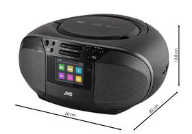 Rádioprijímač DAB+/CD JVC RD-E664B-DAB čierny

 obrázok produktu 1 z 10