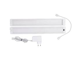 Podlinkové svietidlo Tesla Lightning 2x8W, 2x480lm, 5xCCT, DIM, 57,4x6cm biele

 obrázok produktu 1 z 3