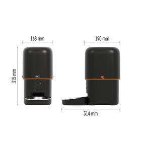 Inteligentný podávač EMOS GoSmart Pet Care s kamerou, 4 l, Wi-Fi čierne

 obrázok produktu 15 z 17