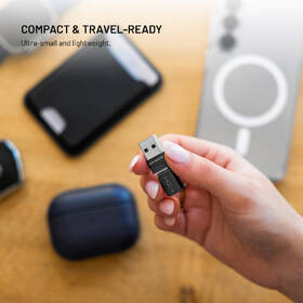 Redukcia FIXED hliníkový USB-C/C a USB-C/U, Data blocker 2in1 čierna

 obrázok produktu 6 z 7