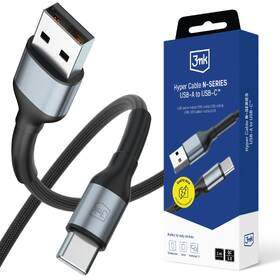 Kábel 3mk Hyper N-SERIES USB/USB-C, QC 3.0, 18W, 1m čierny

 obrázok produktu 1 z 1