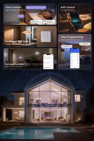 Vypínač IMMAX NEO SMART Aria 4-tlačidlový, Wi-Fi, 230V, Tuya biely

 obrázok produktu 6 z 15