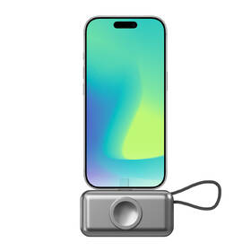Powerbank Spello by Epico ForcePack Mini 2in1 5000mAh, s nabíjením hodinek a stojánkem SP09 sivá

 obrázok produktu 4 z 4