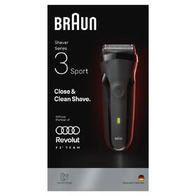 Holiaci strojček Braun 300F1 čierny

 obrázok produktu 2 z 6