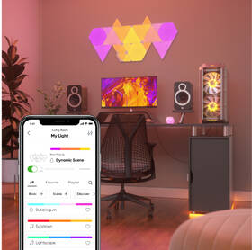 LED svetlo Nanoleaf Shapes Triangles Mini Expansion Pack 10ks 

 obrázok produktu 3 z 6