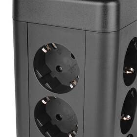 Kábel predlžovací Huslog 15W 12xzásuvka, 2xUSB-C, 2xUSB čierny

 obrázok produktu 2 z 8
