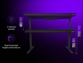 Herný stôl Lorgar DE90 RGB Wood čierny

 obrázok produktu 11 z 14