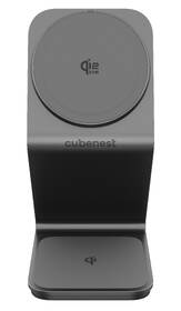 Bezdrôtová nabíjačka Cubenest Qi2.2 3v1 s MagSafe (SQ314 Samsung watch) sivá

 obrázok produktu 1 z 11