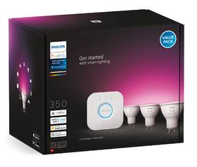 Štartovacia sada Philips 5,7W, GU10, White and Color Ambiance, 3ks + Bridge 

 obrázok produktu 4 z 4