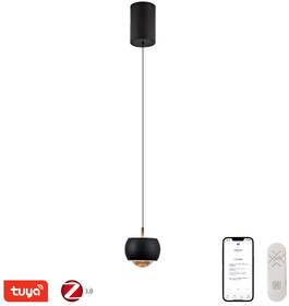 Závesné svietidlo IMMAX NEO DORMINE SMART sťahovací, Zigbee 3.0, TUYA - matná čierna 

 obrázok produktu 2 z 11
