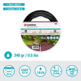 Hadica kvapkacia Gardena MicroDrip System 4,6 mm, 15 m 

 obrázok produktu 2 z 5