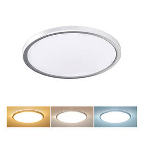 LED stropné svietidlo Solight WO826 24 W, 3CCT, priemer 30 cm strieborné

 obrázok produktu 2 z 5