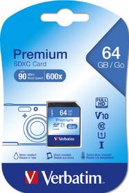 Pamäťová karta Verbatim SDXC 64GB UHS-I V10 U1 (90R/10W) 

 obrázok produktu 1 z 1