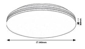 LED stropné svietidlo Rabalux OSCAR 2 71175 strieborné

 obrázok produktu 4 z 5