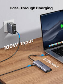Dokovacia stanica UGREEN USB-C/3×USB, SD, VGA, 3,5mm Jack, RJ45, HDMI sivá

 obrázok produktu 4 z 7