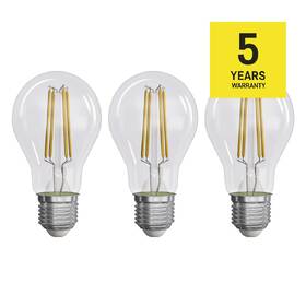 LED žiarovka EMOS Filament klasik, 5W, 1060lm, E27, neutrálna biela, 3 ks 

 obrázok produktu 8 z 13