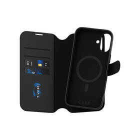 Puzdro na mobil flipové PanzerGlass CARE Tango 2v1 MagSafe na Apple iPhone 16 Plus čierne

 obrázok produktu 2 z 2