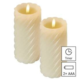 LED dekorácie EMOS vosková sviečka, 2 ks, teplá biela 

 obrázok produktu 2 z 5