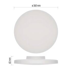 LED stropné svietidlo EMOS Dioni 18W, 36cm, 2160lm, teplá-studená biela biele

 obrázok produktu 1 z 5