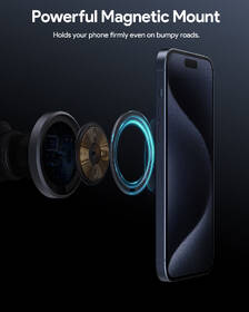 Držiak na mobil Aukey MagFusion Dash Qi sivý

 obrázok produktu 6 z 14